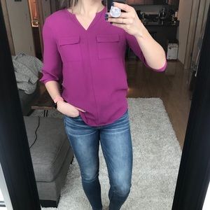 Magenta Blouse